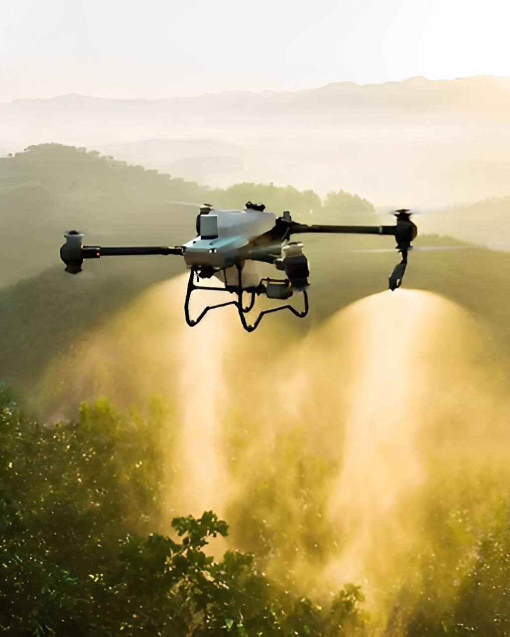 postřik dronem